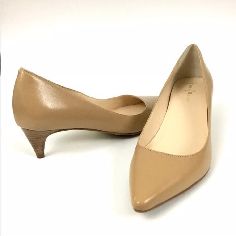 Cole Haan Nude Kitten Heels - 8